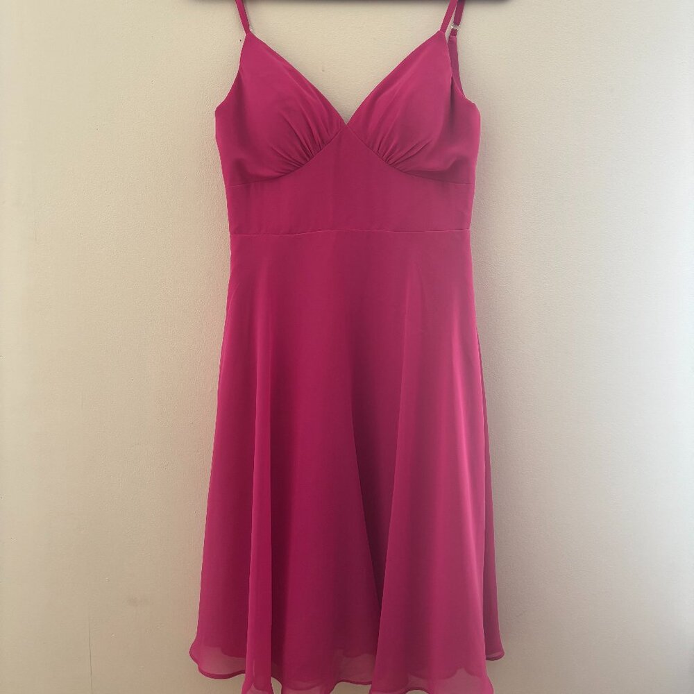 Aziza pink spaghetti straps dress